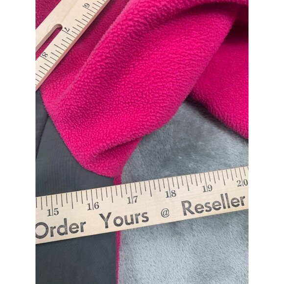 The North Face Jacket Women XS Pink Gray Denali Fleece Full Zip Outdoor Logo - Picture 4 of 11